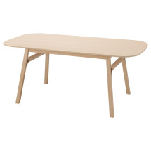 VOXL&Ouml;V Mesa de comedor - bamb&uacute; claro 180x90 cm