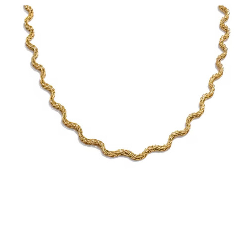Waves Gold Necklace