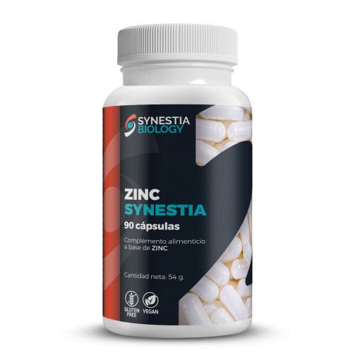 Zinc &middot; Synestia Biology &middot; 90 c&aacute;psulas